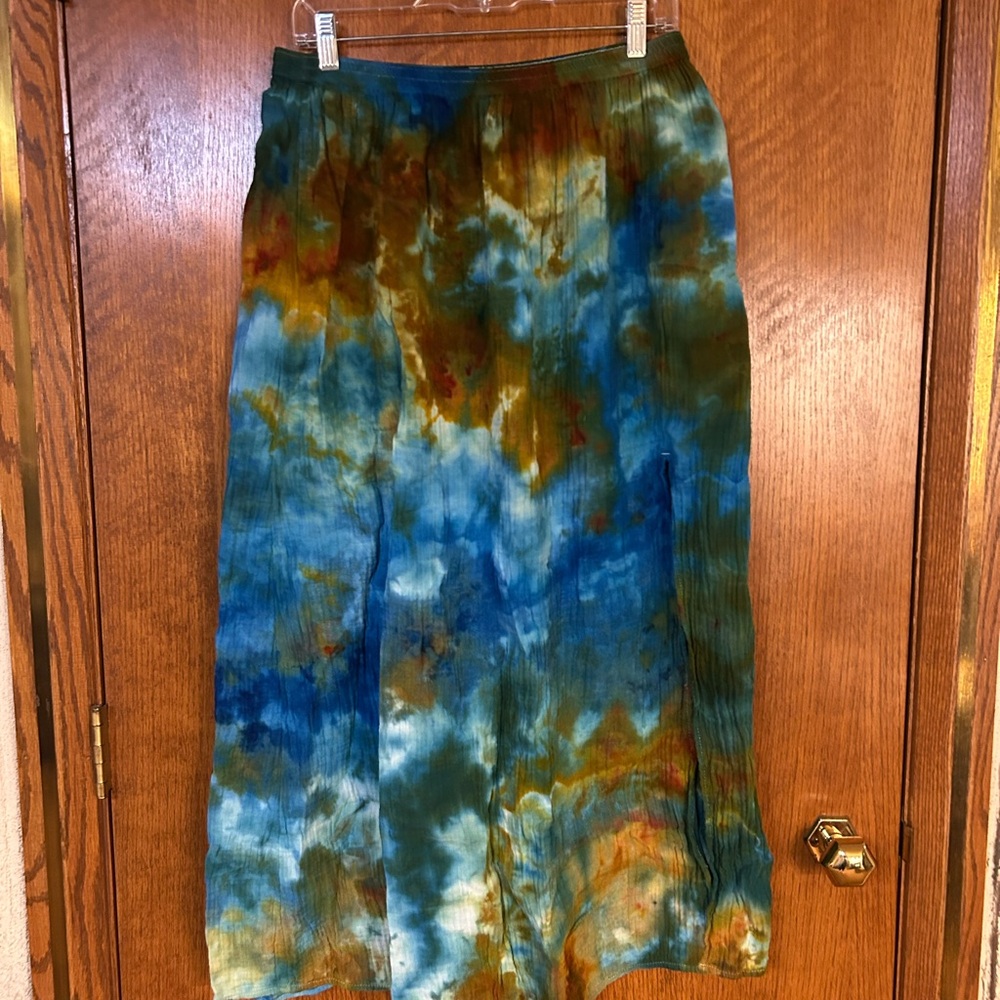 J. Crew Multicolor Tie-Dye Skirt